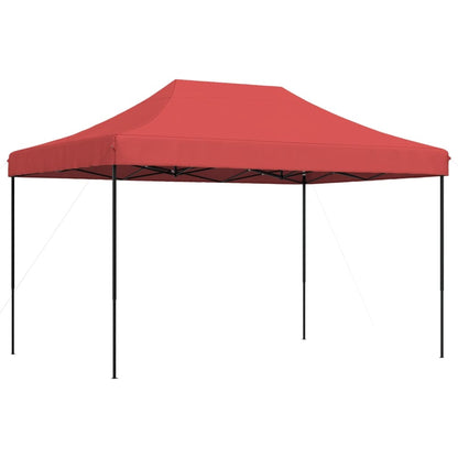 Foldable Party Tent Pop-Up Burgundy 410x279x315 cm