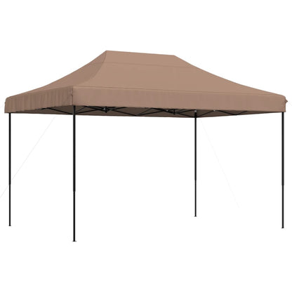 Foldable Party Tent Pop-Up Brown 410x279x315 cm