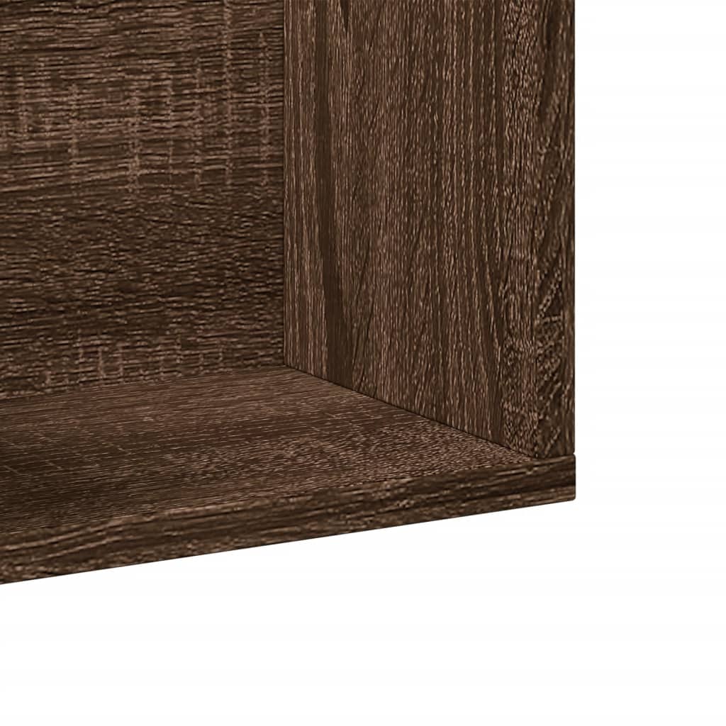 Wall Cabinet Brown Oak 99x18x16.5 cm Engineered Wood