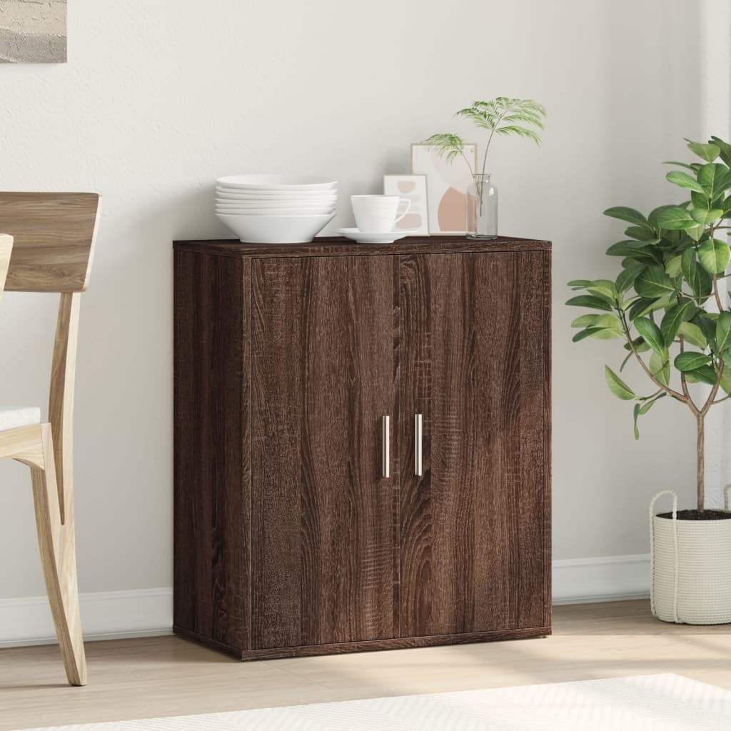 Sideboard Brown Oak 60x31x70 cm Engineered Wood