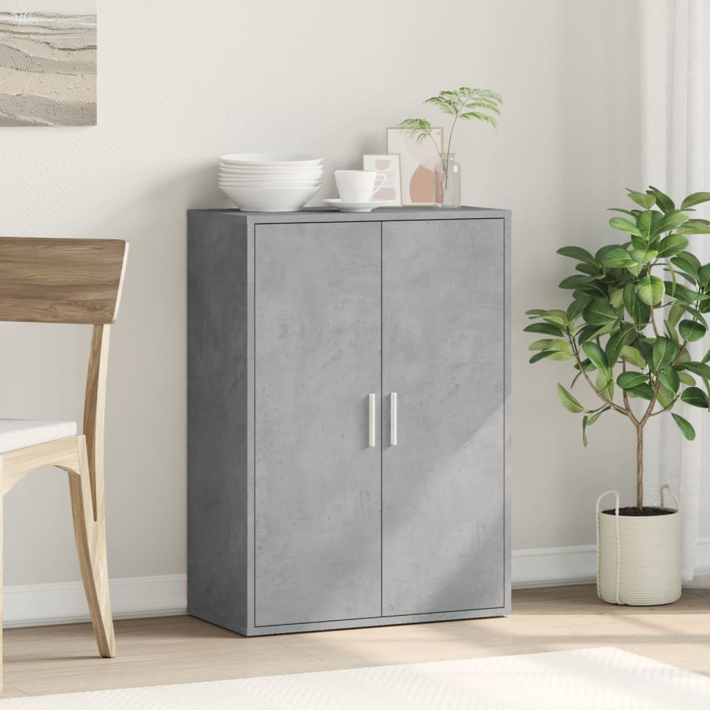 Sideboard Concrete Grey 60x31x84 cm Engineered Wood