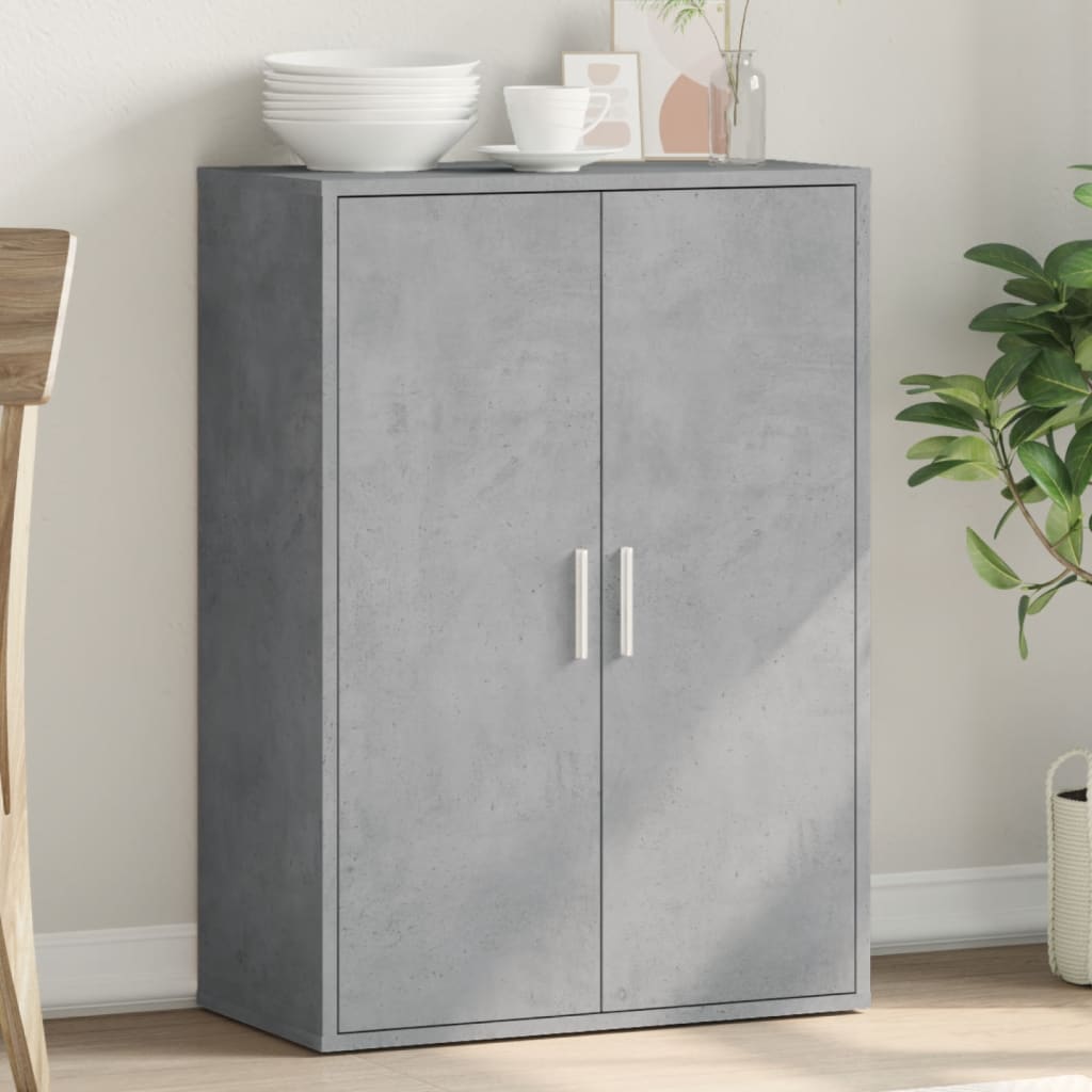 Sideboard Concrete Grey 60x31x84 cm Engineered Wood