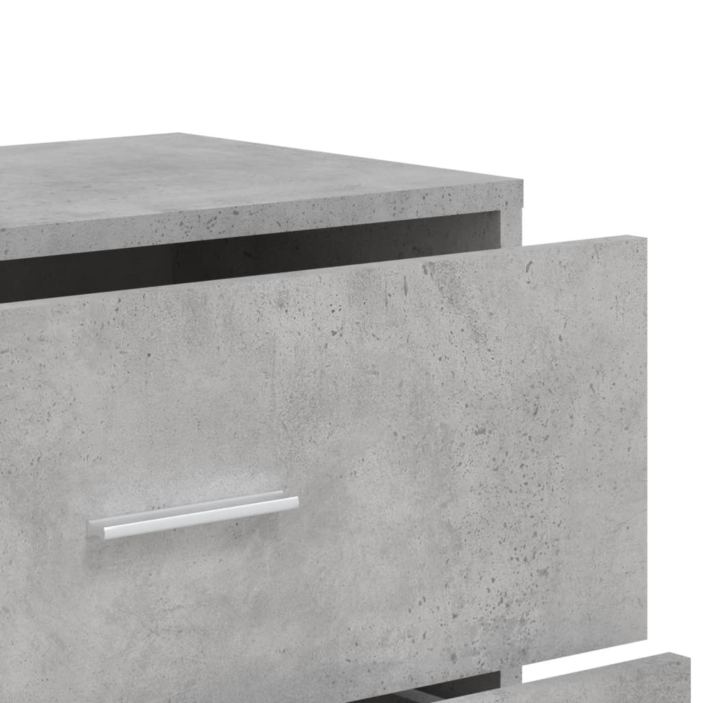 Sideboard Concrete Grey 60x31x84 cm Engineered Wood