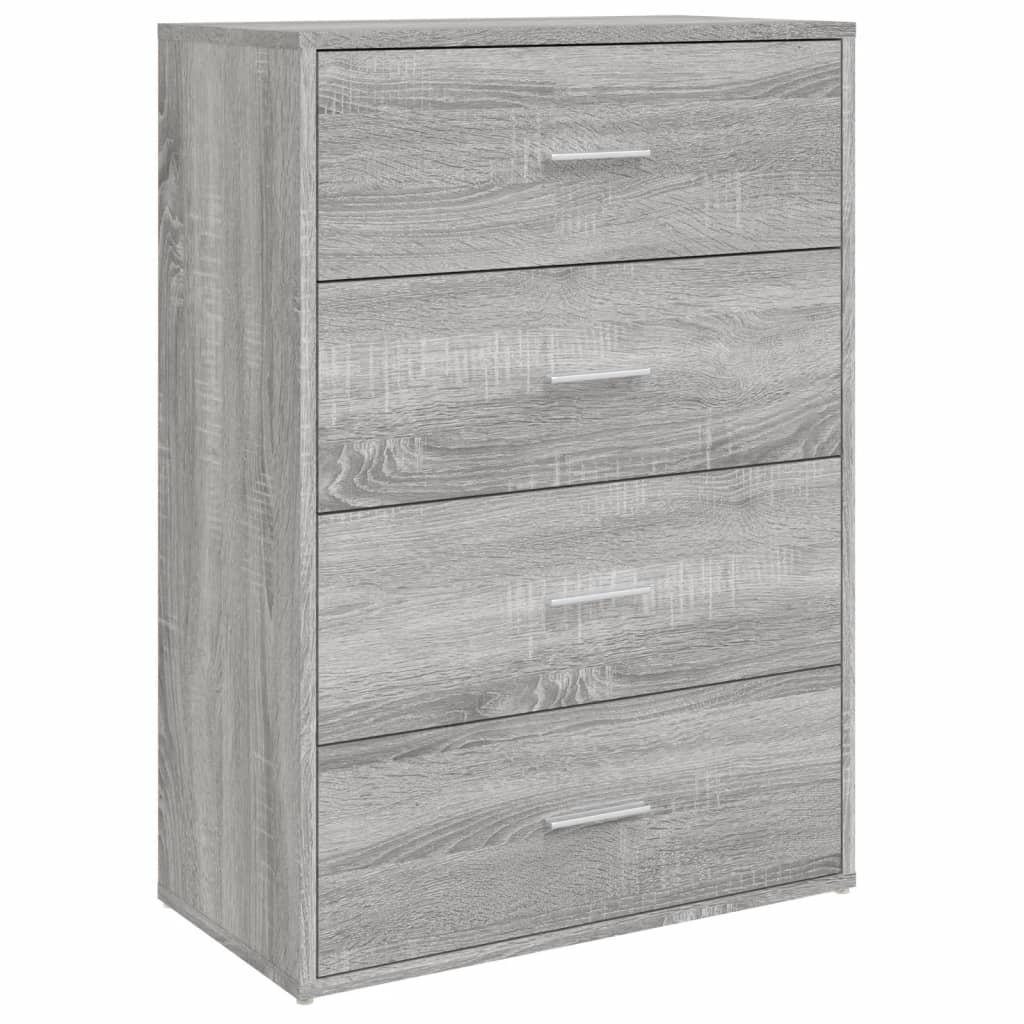 Sideboard Grey Sonoma 60x31x84 cm Engineered Wood