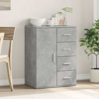 Sideboard Concrete Grey 59x39x80 cm Engineered Wood