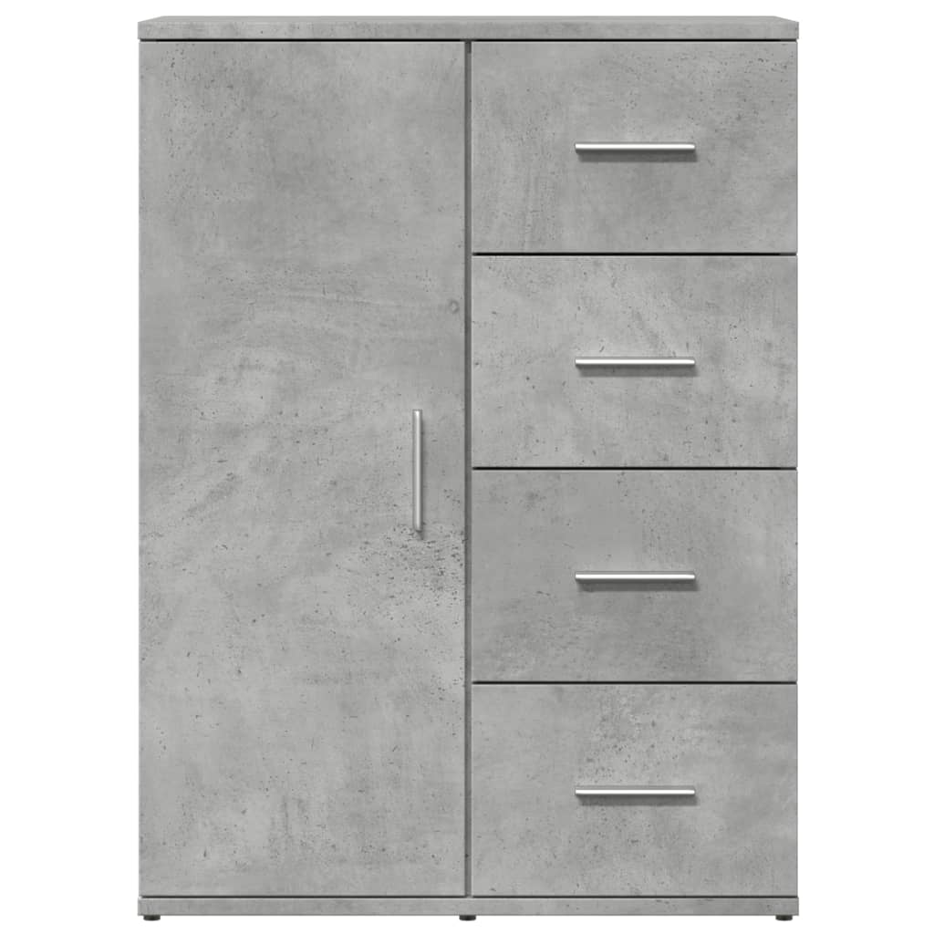 Sideboard Concrete Grey 59x39x80 cm Engineered Wood