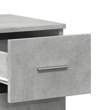 Sideboard Concrete Grey 59x39x80 cm Engineered Wood