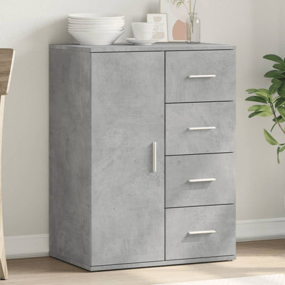 Sideboard Concrete Grey 59x39x80 cm Engineered Wood