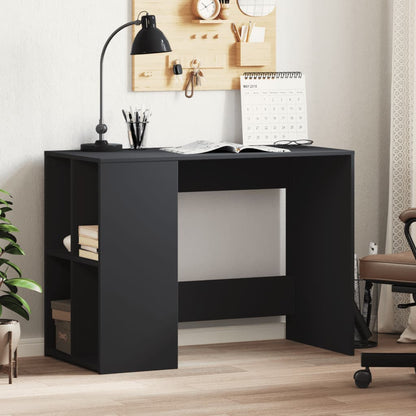 Desk Black 102x50x75 cm Engineered Wood