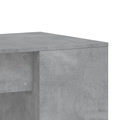 Desk Concrete Grey 102x50x75 cm Engineered Wood