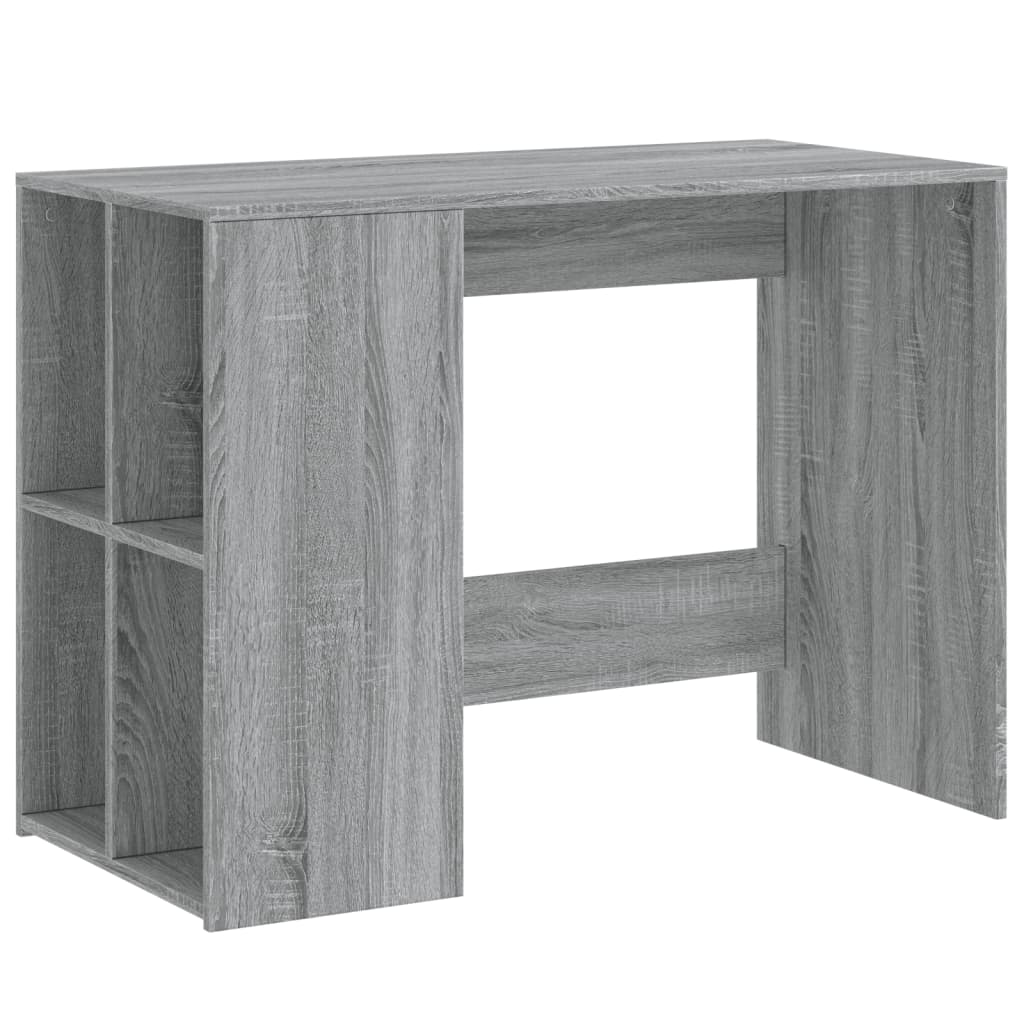 Desk Grey Sonoma 102x50x75 cm Engineered Wood