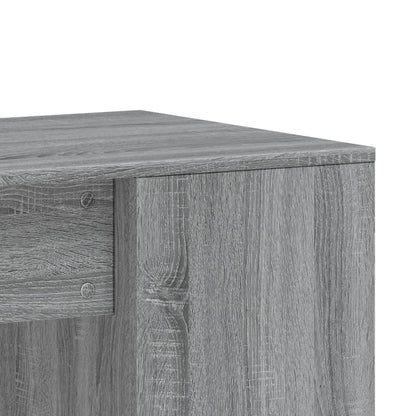 Desk Grey Sonoma 102x50x75 cm Engineered Wood