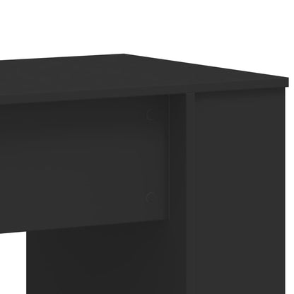 Desk Black 140x50x75 cm Engineered Wood