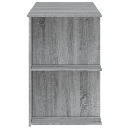 Desk Grey Sonoma 140x50x75 cm Engineered Wood