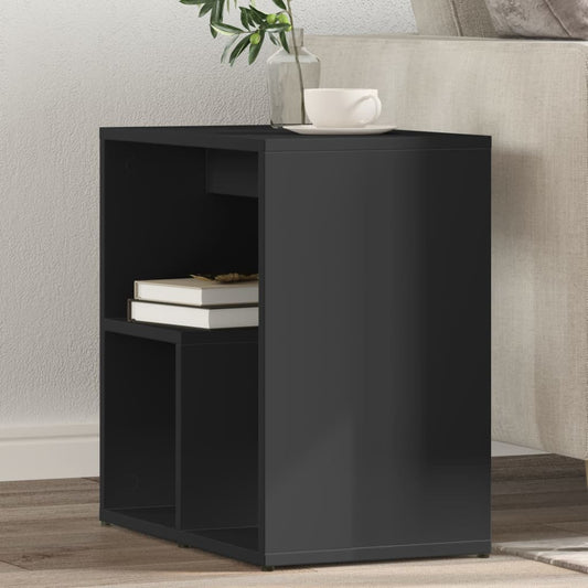 Side Table Black 50x30x50 cm Engineered Wood