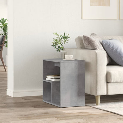 Side Table Concrete Grey 50x30x50 cm Engineered Wood