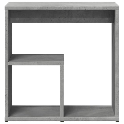 Side Table Concrete Grey 50x30x50 cm Engineered Wood