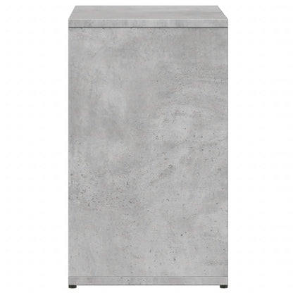 Side Table Concrete Grey 50x30x50 cm Engineered Wood