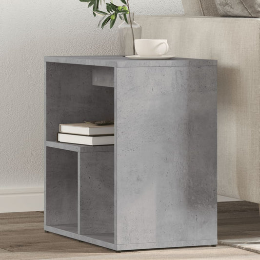 Side Table Concrete Grey 50x30x50 cm Engineered Wood