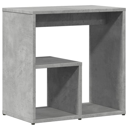 Side Tables 2 pcs Concrete Grey 50x30x50 cm Engineered Wood