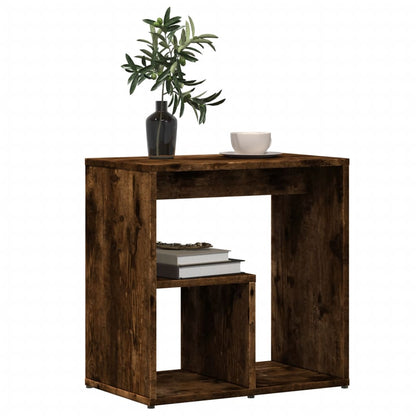 Side Tables 2 pcs Smoked Oak 50x30x50 cm Engineered Wood