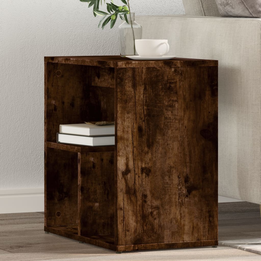 Side Tables 2 pcs Smoked Oak 50x30x50 cm Engineered Wood