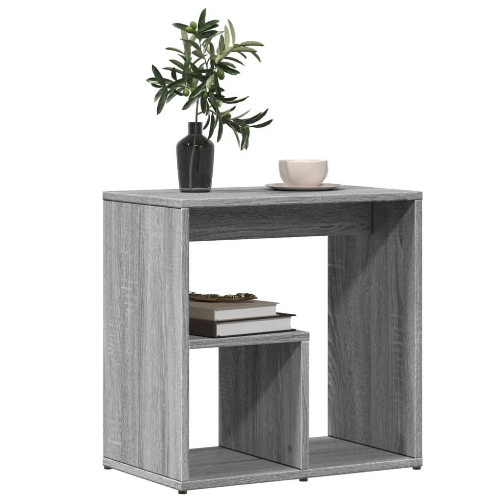 Side Table Grey Sonoma 50x30x50 cm Engineered Wood