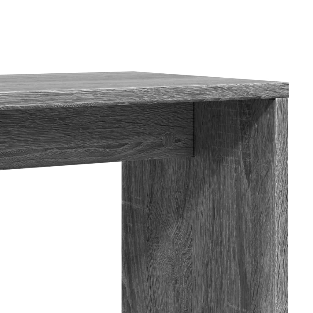 Side Table Grey Sonoma 50x30x50 cm Engineered Wood