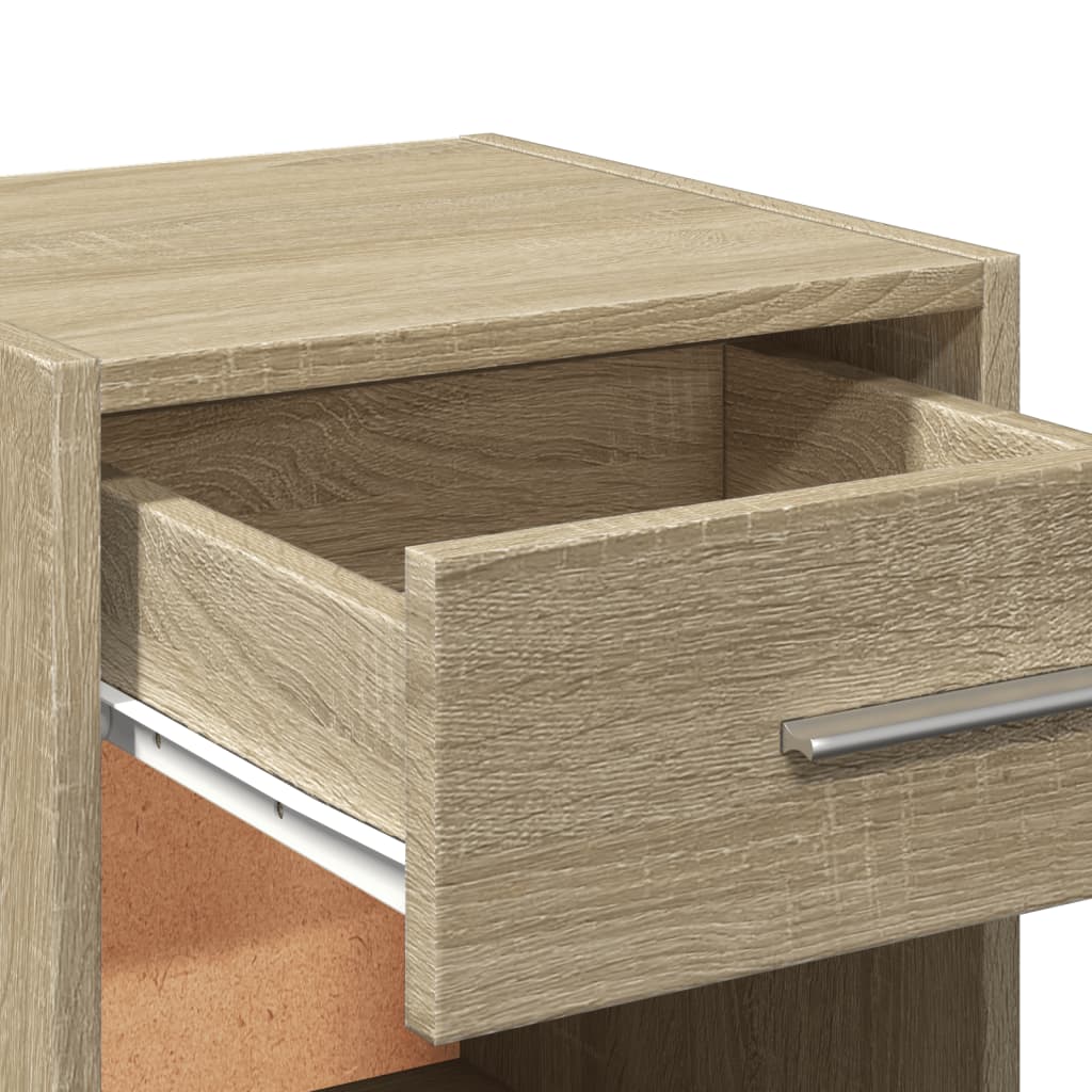 Bedside Cabinets 2 pcs Sonoma Oak 35x34x65 cm Engineered Wood