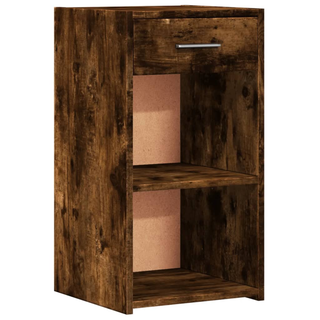 Bedside Cabinets 2 pcs Smoked Oak 35x34x65 cm Engineered Wood