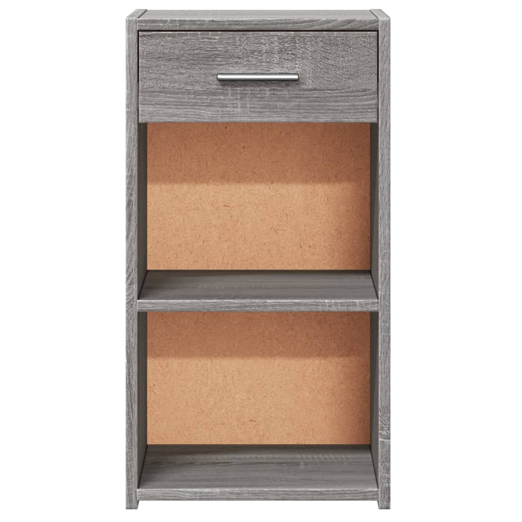 Bedside Cabinet Grey Sonoma 35x34x65 cm Engineered Wood