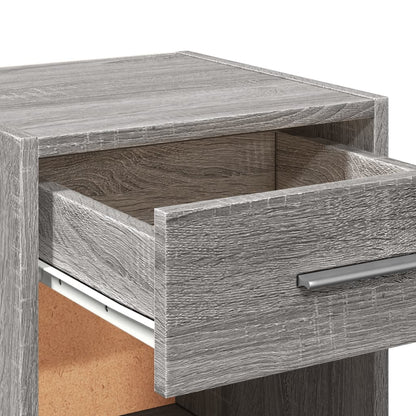 Bedside Cabinet Grey Sonoma 35x34x65 cm Engineered Wood