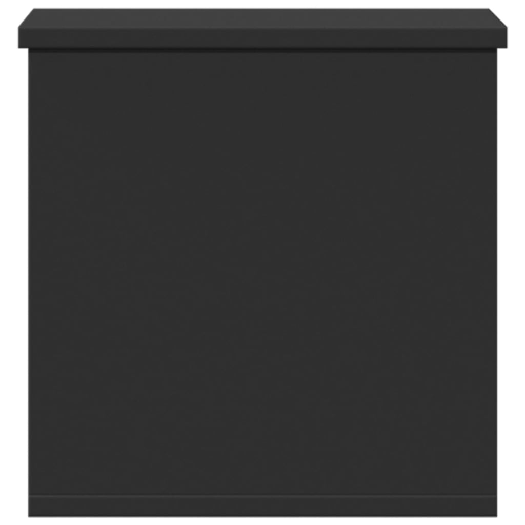 Storage Box Black 30x35x35 cm Engineered Wood
