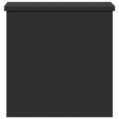 Storage Box Black 30x35x35 cm Engineered Wood