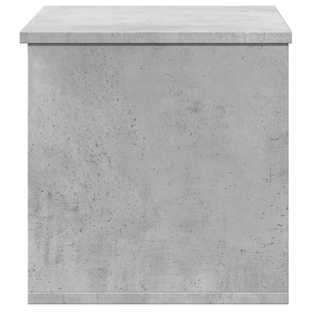 Storage Box Concrete Grey 60x35x35 cm Engineered Wood