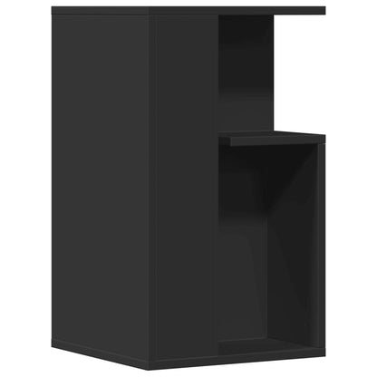 Side Table Black 35x35x60 cm Engineered Wood