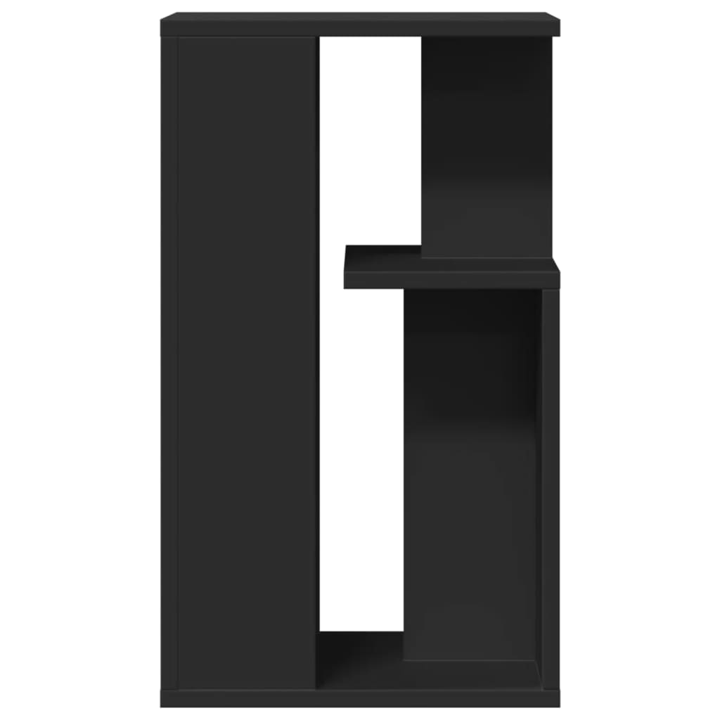Side Table Black 35x35x60 cm Engineered Wood