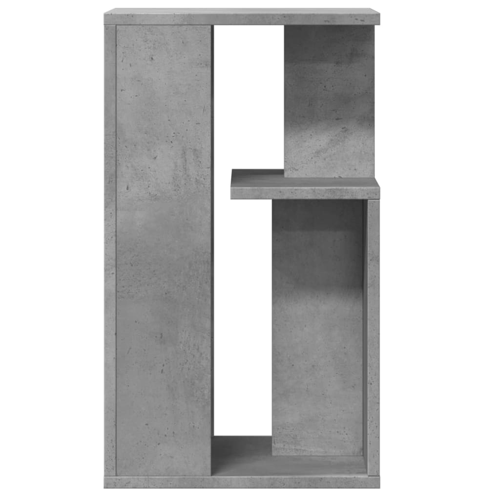 Side Table Concrete Grey 35x35x60 cm Engineered Wood