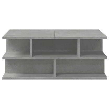 Coffee Table Concrete Grey 70x70x29 cm Engineered Wood