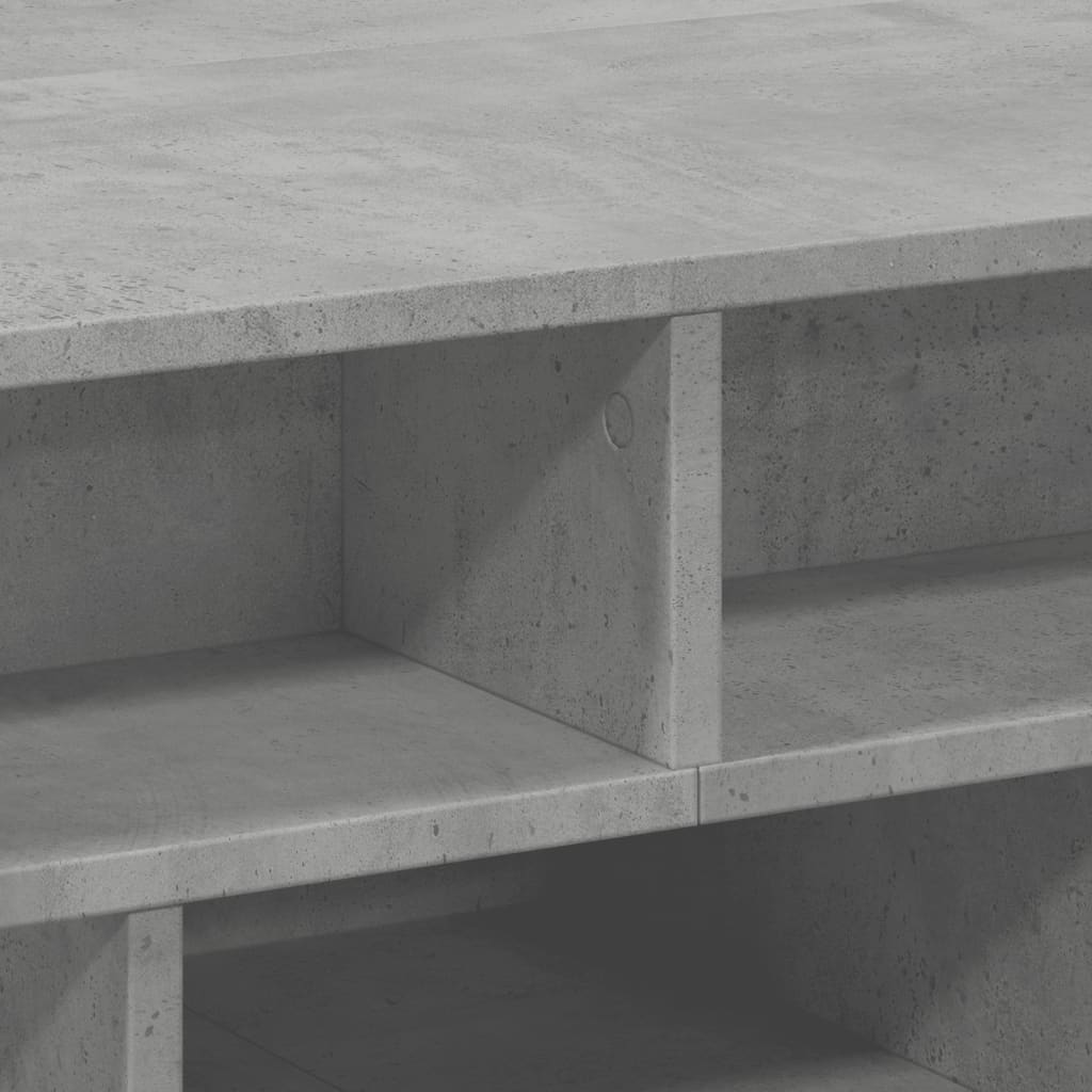 Coffee Table Concrete Grey 70x70x29 cm Engineered Wood