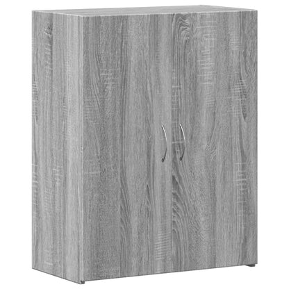 File Cabinet Grey Sonoma 60x32x77.5 cm Engineered Wood