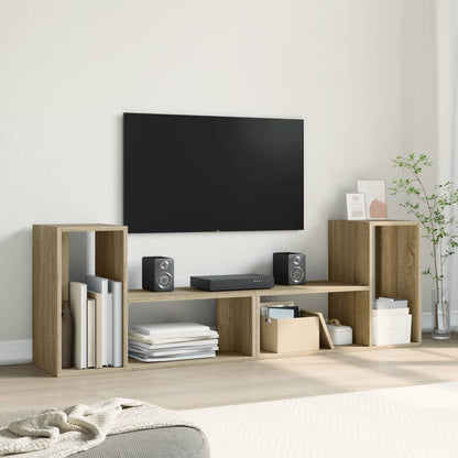 TV Cabinets 2 pcs Sonoma Oak 75x30x50 cm Engineered Wood