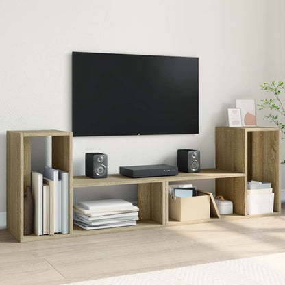 TV Cabinets 2 pcs Sonoma Oak 75x30x50 cm Engineered Wood