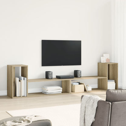 TV Cabinets 2 pcs Sonoma Oak 100x30x50 cm Engineered Wood