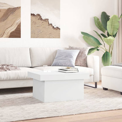 Coffee Table White 100x55x40 cm Engineered Wood