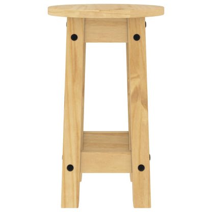 Bar Stools 2 pcs Solid Wood Pine