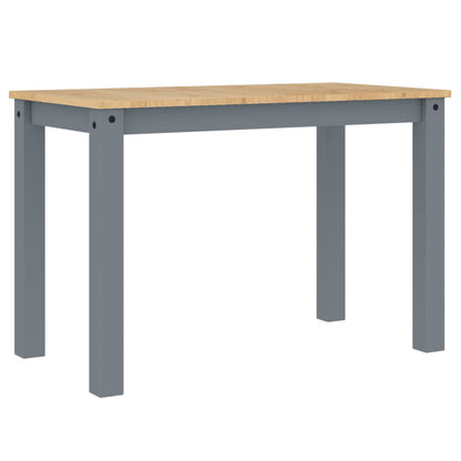 Dining Table Panama Grey 117x60x75 cm Solid Wood Pine