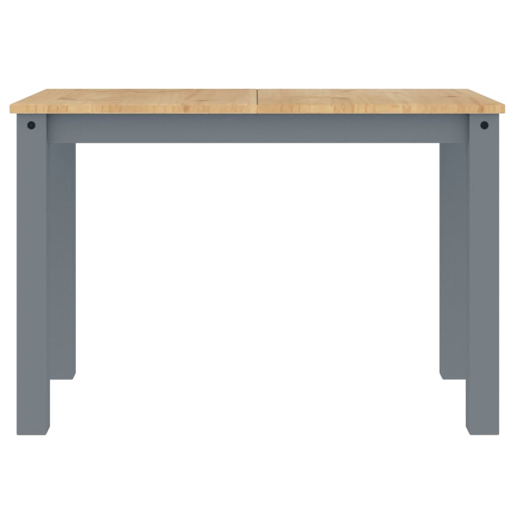 Dining Table Panama Grey 117x60x75 cm Solid Wood Pine