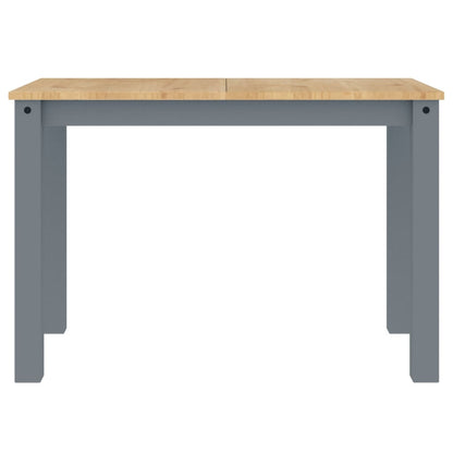 Dining Table Panama Grey 117x60x75 cm Solid Wood Pine