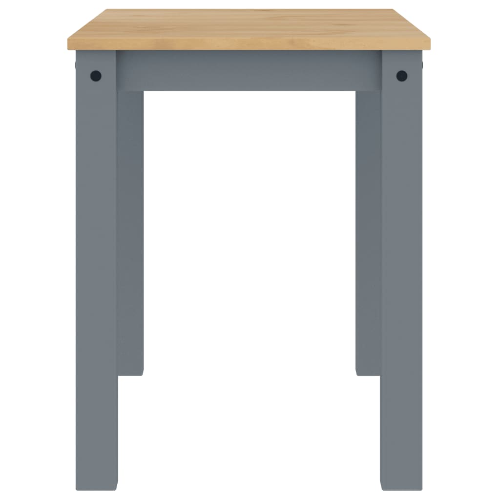 Dining Table Panama Grey 117x60x75 cm Solid Wood Pine